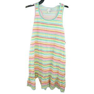 ORageous Girls Small Racerback Candy Stripe Ruffle Tunic Coverup New with tags